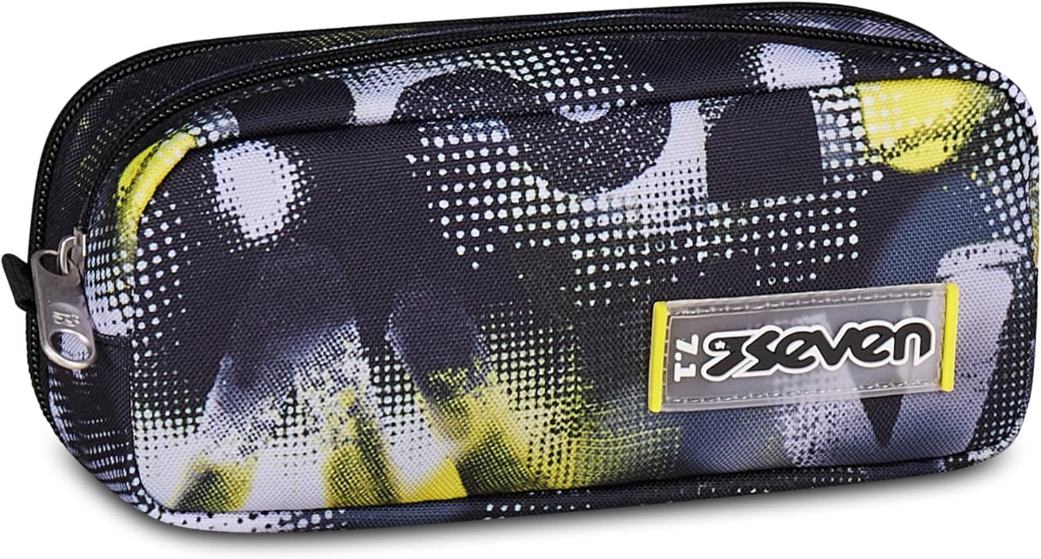 Seven Double Pencil Case Golden Paint