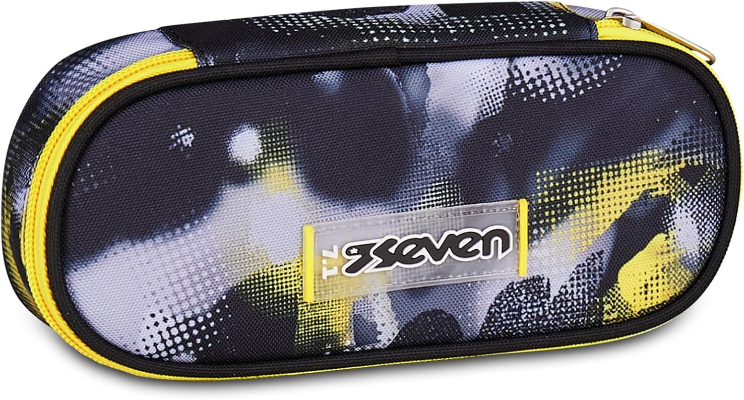 Seven Pencil Case Round Plus Golden Paint