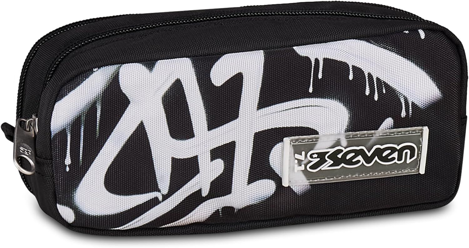 Seven Double Pencil Case Plumpy Line Boy