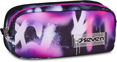 Seven Double Pencil Case Buzzy Note Girl