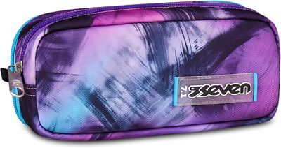 Seven Dual Pencil Case Pink Fusion