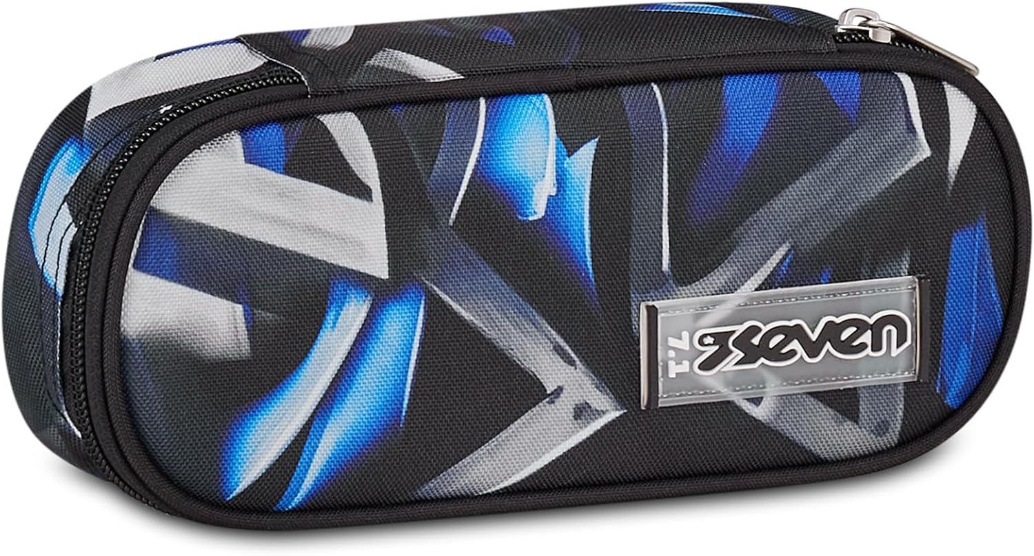 Seven Pencil Case Pouch Round Plus Freethink Written on the Walls