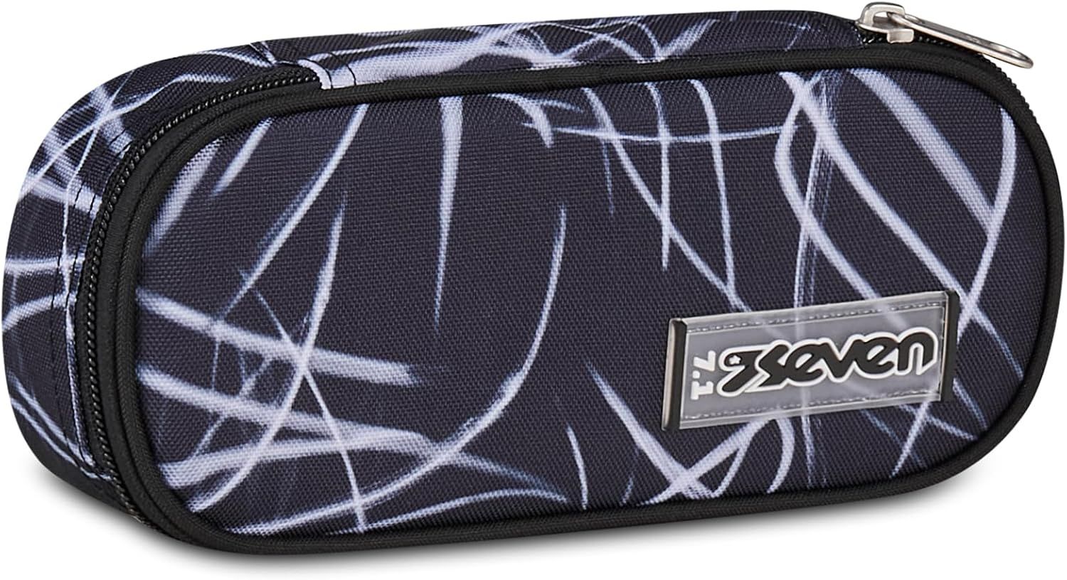 Seven Round Plus Pencil Case Freethink Line Mix
