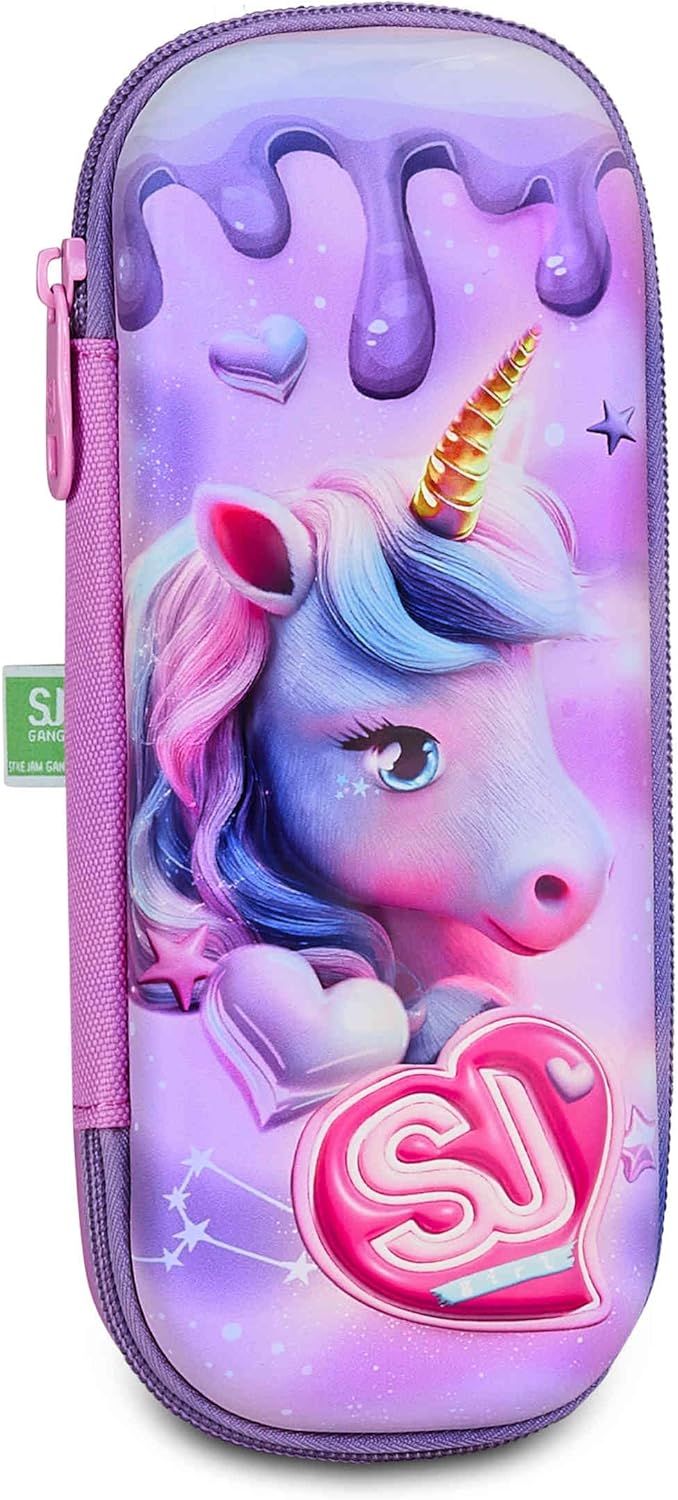 SJ Gang 3D Pixie Unicorn Pencil Case