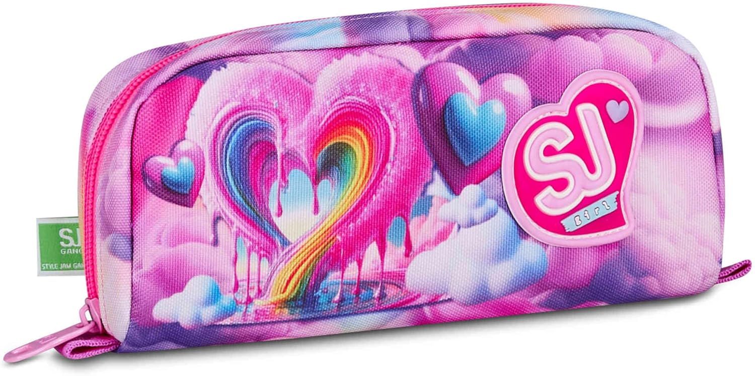 SJ Gang Joyful Pins Girl Pencil Case