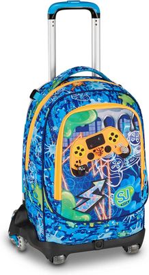 SJ Gang Trolley Jack New 8 Ruote Joyful Pins Boy