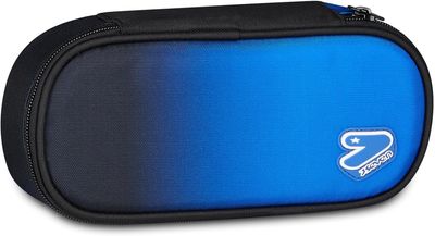 Seven Round Plus Grs Shade Tech Blue Pencil Case