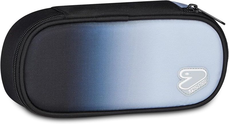 Seven Round Plus Grs Shade Tech Grey Pencil Case