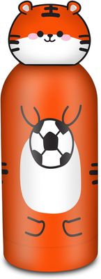 Cartomania Water Bottle With Shaped Cap 350ml Tigrotto Chill &amp; Refill