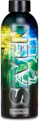Seven Gourde Thermique Write Down Noir Jaune et Vert