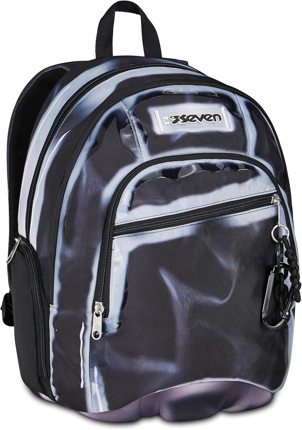 Seven Dual Shadows Of Color Backpack Black and White