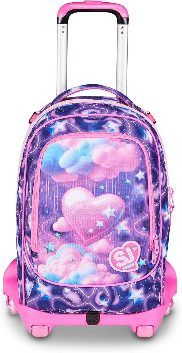 SJ Gang Trolley Jack-8 Wheels Fluffy Pink Girl