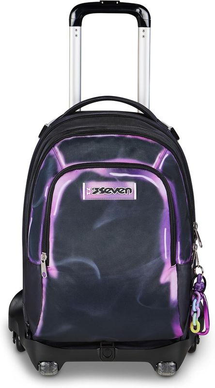 Trolley Jack 8 Wheels Detach Seven Shadows Of Color Black and Lilac