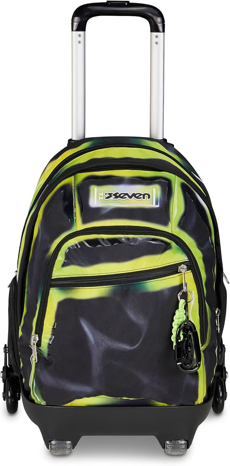 Seven Trolley Comby 8 Ruote Shadows Of Color Nero e Giallo