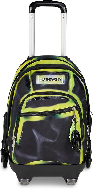 Seven Trolley Comby 8 Ruote Shadows Of Color Nero e Giallo