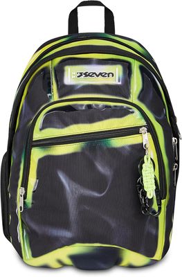 Seven Dual Shadows of Color Backpack Black and Yellow