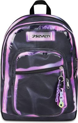Sac à dos Seven Freethink Shadows Of Color Noir et Lilas