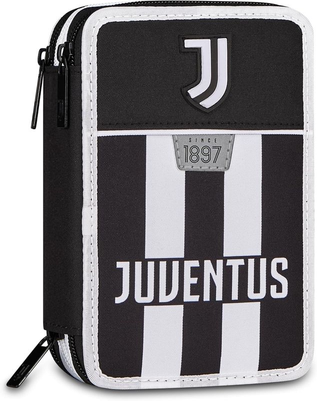 Seven Pencil Case 3 Zip Juventus We Are Youth