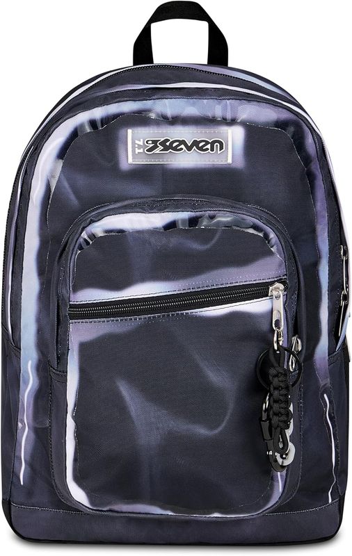 Seven Backpack Freethink Shadows Of Color Black and White