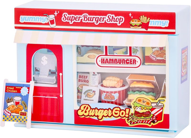 ITotal Micro Shop - Super Burger Shop Creative DIY Kit