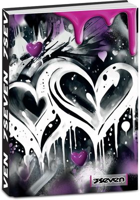 Seven Dated Pocket Diary 2026-2027 Hearts