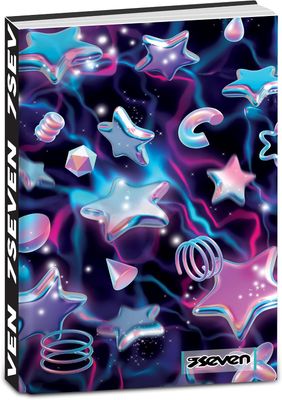 Seven Pocket Dated Diary 2026-2027 Stars