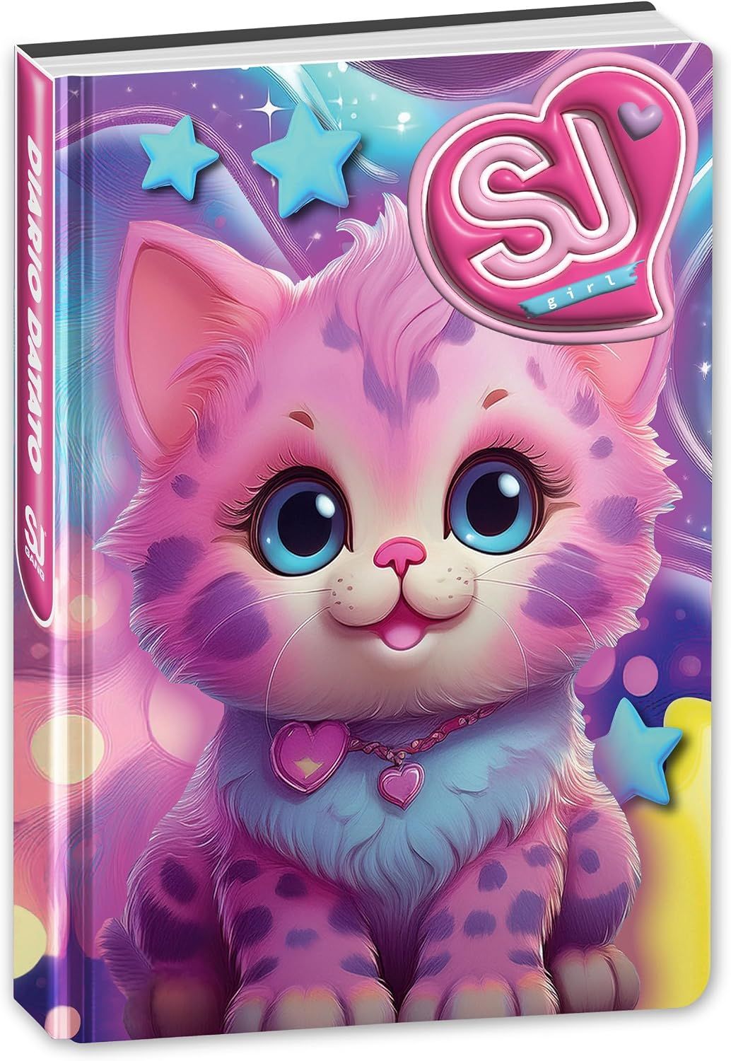 SJ Gang Dated Diary 2026-2027 Pink Kitten