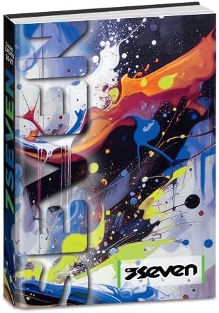 Seven Standard Dated Diary 2026-2027 Splash Colours