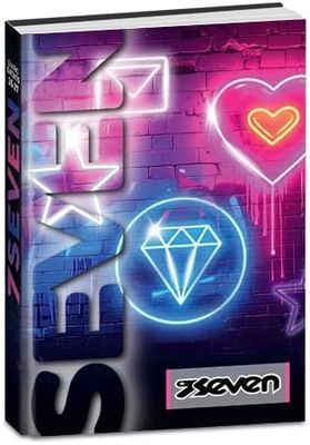Seven Standard Dated Diary 2026-2027 Logo Neon