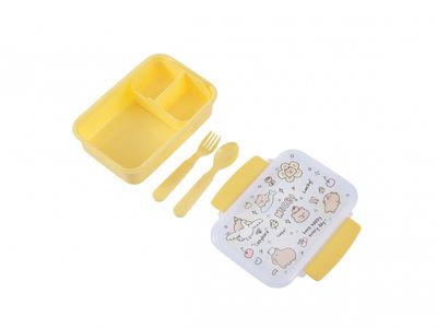 Kinder-Lunchbox mit Besteck Capybara