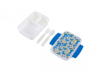 Kids Lunch Box with Cutlery Volleyball