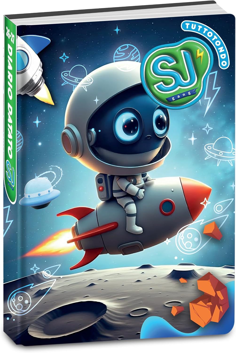 Sj Gang Astronaut and Space Rocket Dated Diary