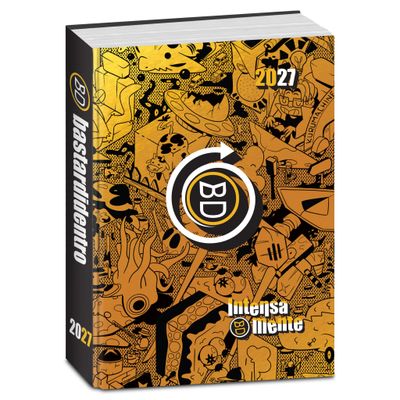 Diario BastardiDentro Intensamente 2026/27 Datato 13.5×18.5 cm - Oro