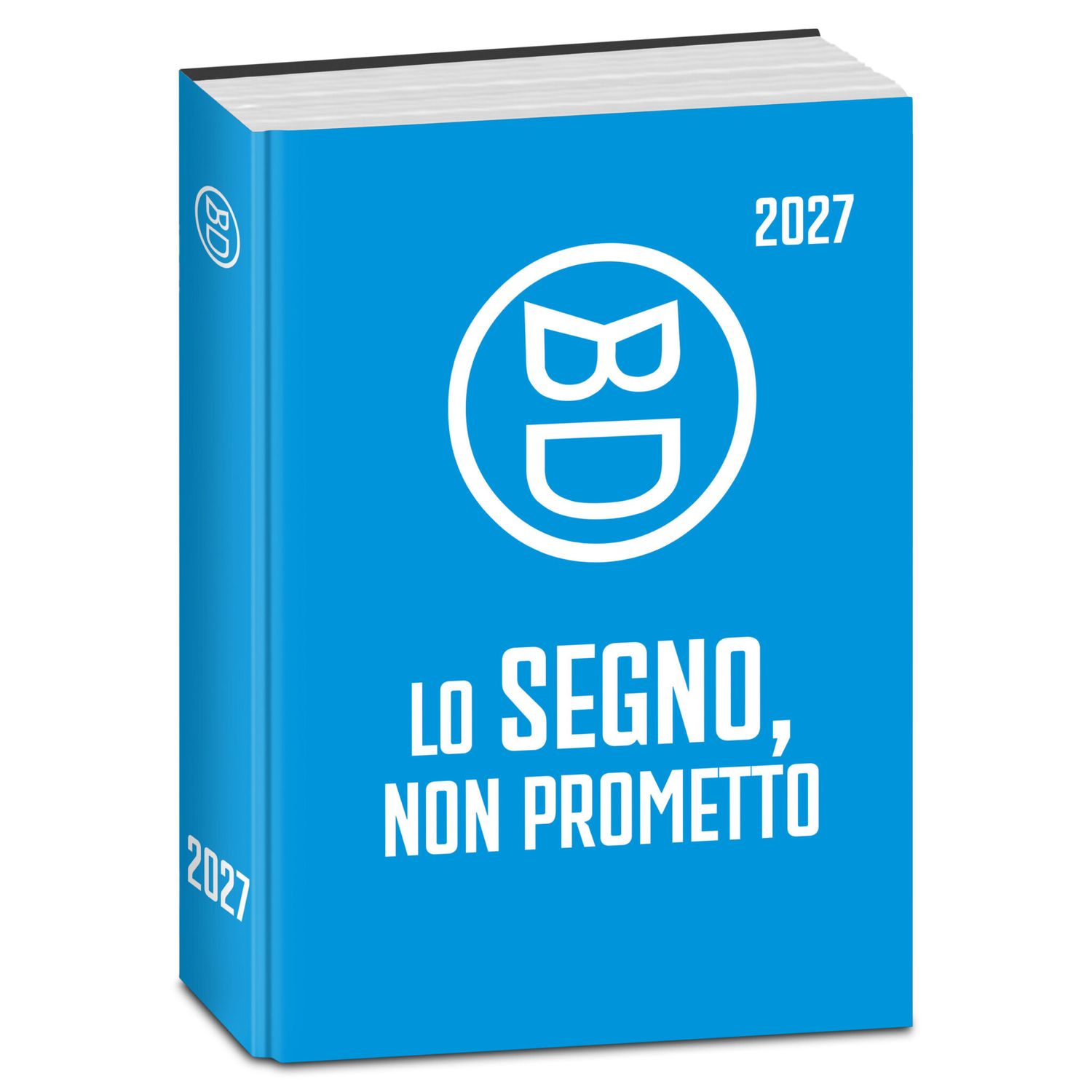 Diary BastardiDentro Intensely 2026/27 Dated 13.5×18.5 cm - Say BD Blu