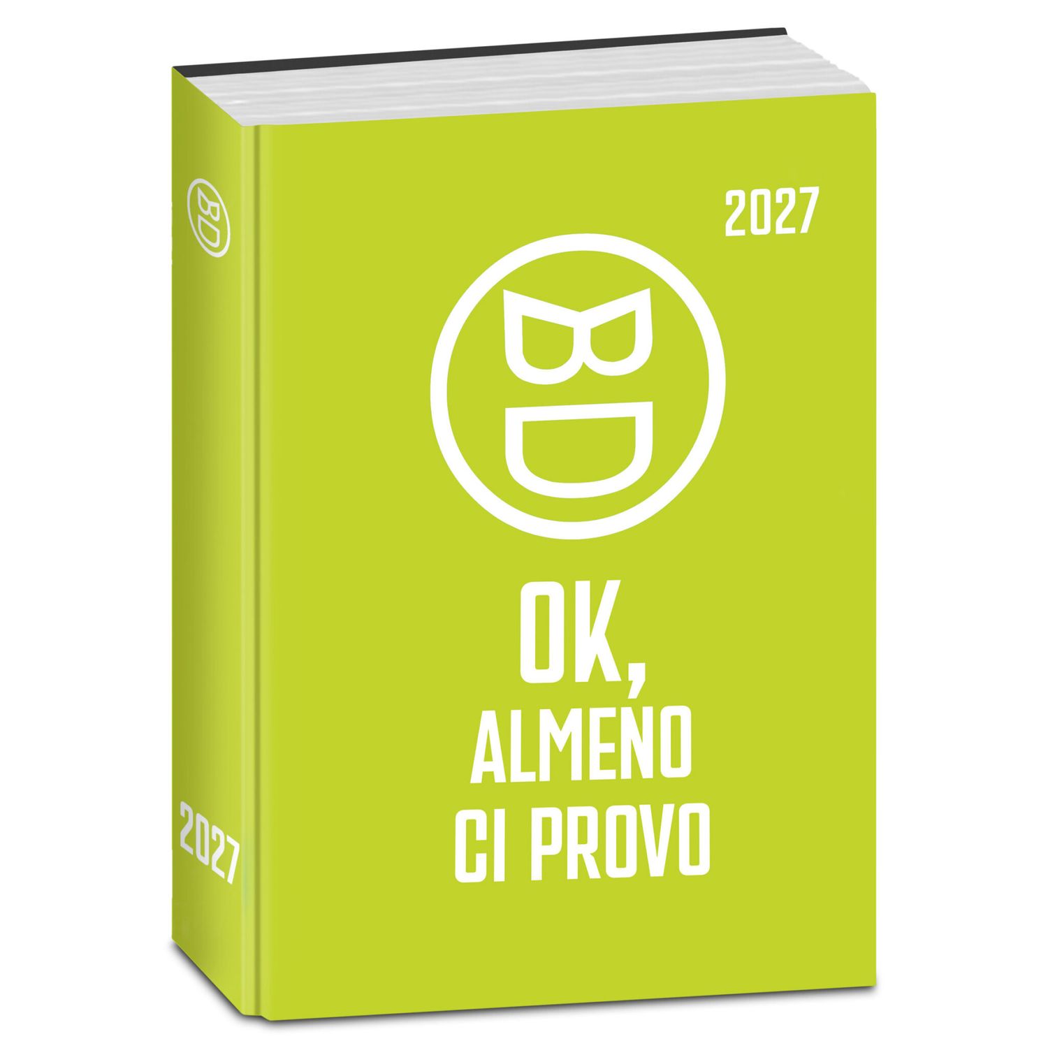 Diary BastardiDentro Intensely 2026/27 Dated 13.5×18.5 cm - Say BD Green