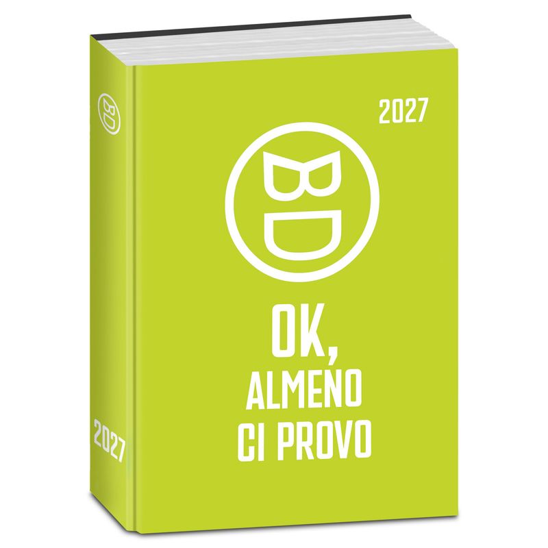 Diary BastardiDentro Intensely 2026/27 Dated 13.5×18.5 cm - Say BD Green