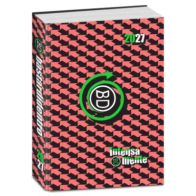 Diario BastardiDentro Intensamente 2026/27 Datato 13.5×18.5 cm - Optical Arancio