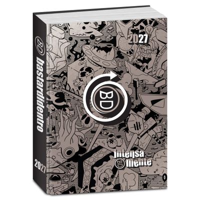 Diario BastardiDentro Intensamente 2026/27 Datato Pocket 11.5×16 cm - Silver