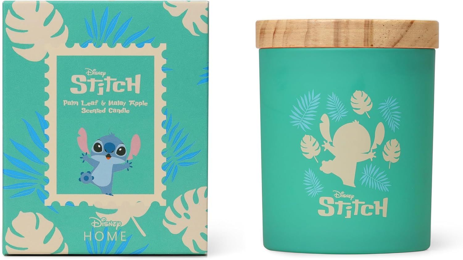 Enesco - Stitch Candle Palm Wood and Malay Apple
