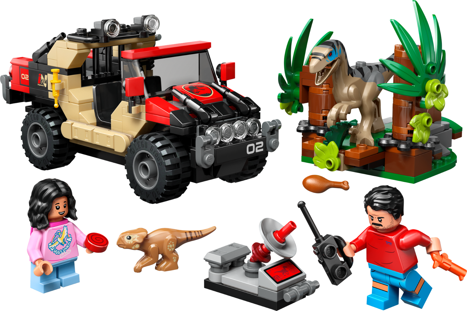 LEGO Jurassic World Raptor Off-Road Escape 76972