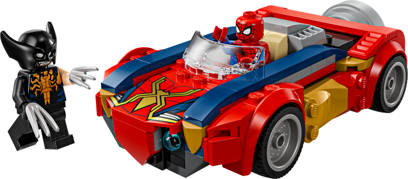 LEGO Marvel Coche de Spider-Man vs. Lobezno Venomizado 76336