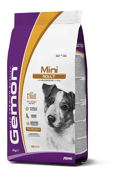 Gemon High Premium Mini Adult with Chicken and Rice 3 kg
