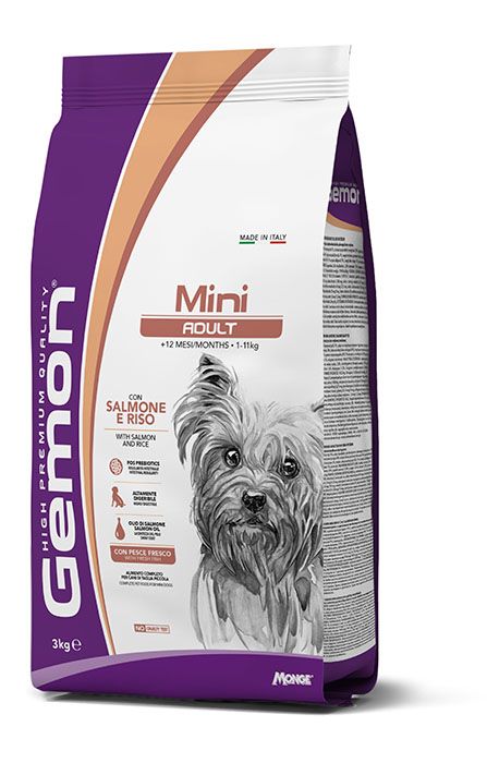Gemon High Premium Mini Adult with Salmon and Rice 3 kg