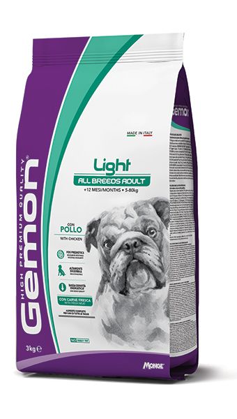 Gemon High Premium All Breeds Adult Light with Chicken 3 kg