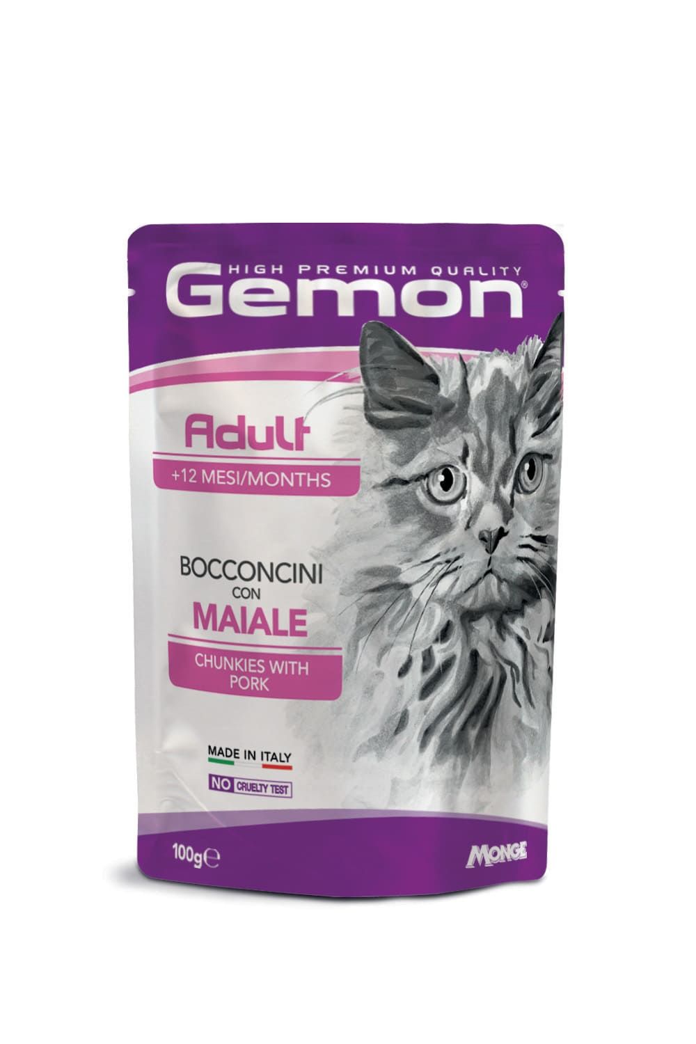 Gemon High Premium Adult Chunks with Pork 100 g
