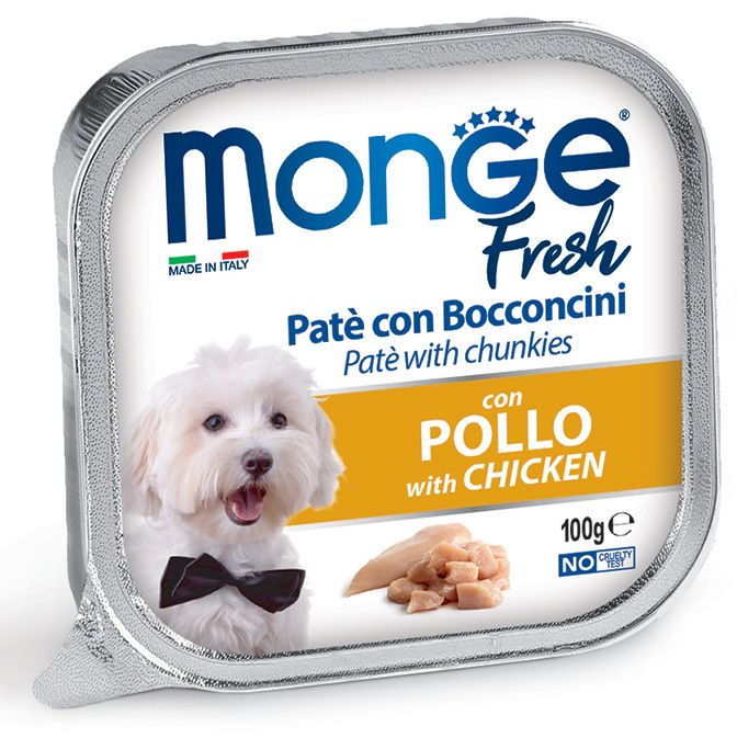 Monge Fresh Pâté and Chunks with Chicken 100 g