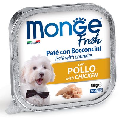 Monge Fresh Pâté and Chunks with Chicken 100 g