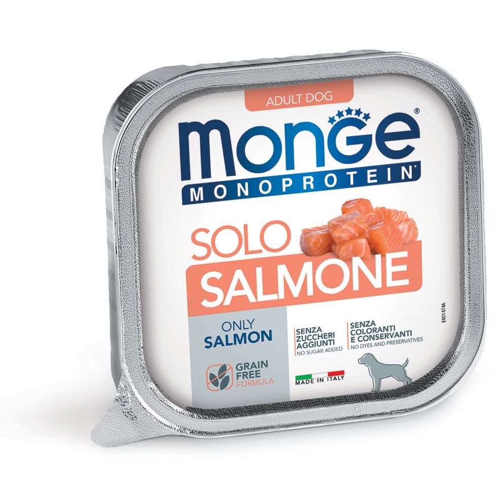 Monge Monoprotein Adult Pâté Solo Salmon 150 g