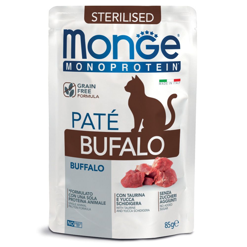 Monge Monoprotein Sterilised Pâté with Buffalo 85 g