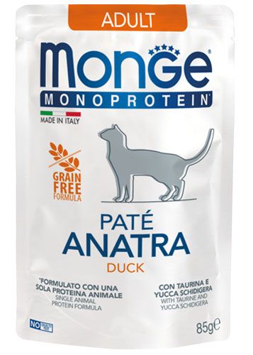 Monge Monoprotein Adult Pâté with Duck 85 g